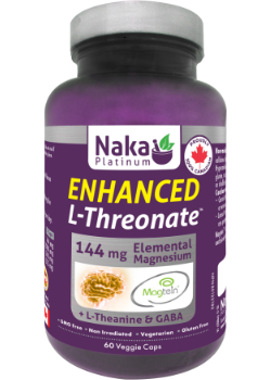 Enhanced L-Threonate 144mg Magnesium + L-Theanine + Gaba - 60 V-Caps