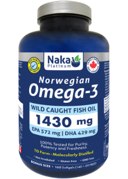 Omega-3 (Norwegian) 1430mg - 160 Softgels