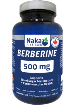 Naka Berberine 500 mg (90 Count)