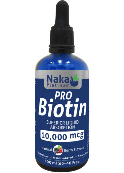 Platinum Pro Biotin 10,000mcg (Natural Berry) - 100ml