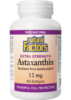 Astaxanthin Extra Strength 12mg - 60 Softgels