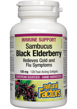 Black Elderberry Extract 100mg - 120 Softgels