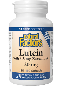 Lutein 20mg - 120 + 30 Softgels FREE