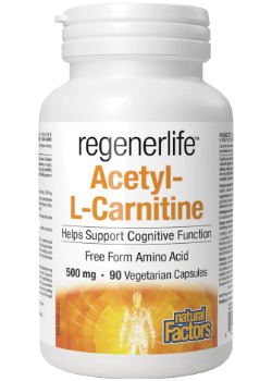 Regenerlife Acetyl-L-Carnitine 500mg - 90 V-Caps