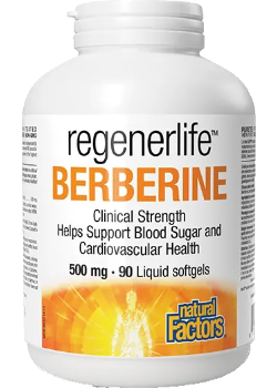 RegenerLife Berberine 500mg - 90 Liquid Softgels