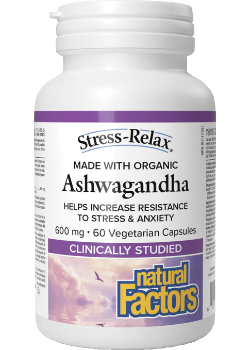 Stress-Relax Ashwaganda 600mg - 60 V-Caps