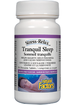 Stress-Relax Tranquil Sleep (Tropical Fruit) - 10 Chew Tabs