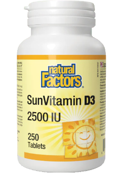 SunVitamin D3 2,500iu - 250 Tabs