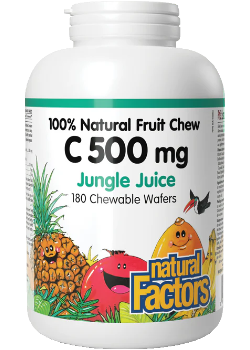 Vitamin C 500mg (Jungle Juice) Chewable - 180 Wafers