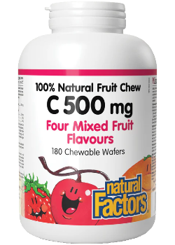 Vitamin C 500mg (Mixed Fruit) Chewable - 180 Wafers