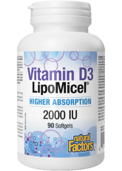 Vitamin D3 LipoMicel 2000iu - 90 Softgels