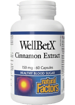 WellBetX Cinnamon Extract 150mg - 60 Caps