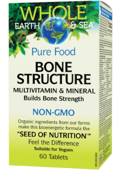 Whole Earth & Sea Pure Food Bone Structure - 60 Tabs