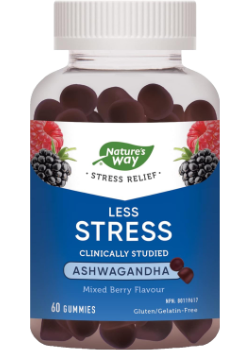Less Stress Ashwagandha Gummies (Mixed Berry) - 60 Gummies