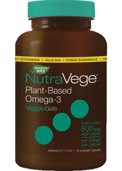 Nutra Vege Omega-3 Plant-Based (Fresh Mint) - 75 Softgels