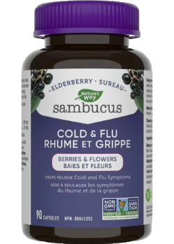 Sambucus Elderberry Cold & Flu - 90 Caps