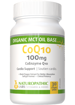 Active CoQ10 100mg (+Org. MCT Oil Base & Black Pepper) - 30 Softgels