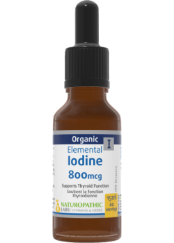 Elemental Iodine 800mcg (Organic) - 15ml