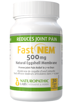 Fast NEM 500mg (Natural Eggshell Membrane) - 30 V-Caps 