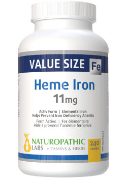 Heme Iron 11mg - 240 Caps
