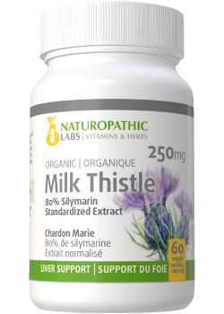 Milk Thistle (Organic) 250mg 80% Sylmarin - 60 V-Caps 