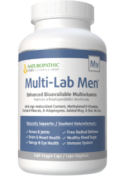 Multi-Lab Men's Bioavailable Daily Vitamin - 240 V-Caps 