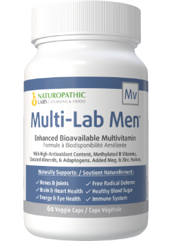 Multi-Lab Men's Bioavailable Daily Vitamin - 60 V-Caps