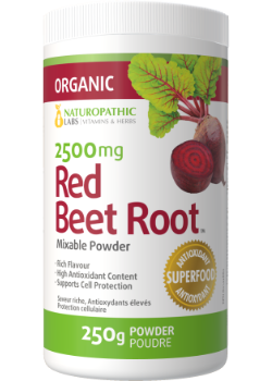 Red Beet Root Powder 2500mg (Organic) - 250g