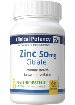 Zinc Citrate 50mg - 60 Tabs