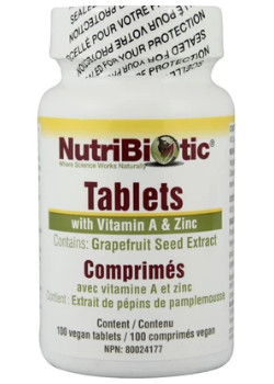Nutritbiotic Tablets Plus Grapefruit Seed Extract - 100 Tabs