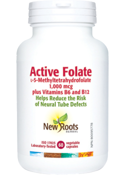 Active Folate (L-5-Methyltetrahydrofolate) - 60 V-Caps