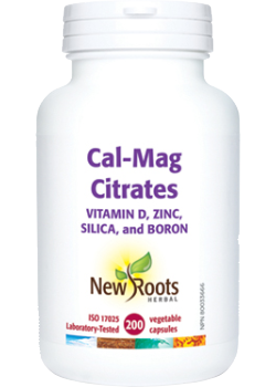 Cal-Mag Citrates Vitamin D, Zinc, Silica & Boron - 200 V-Caps