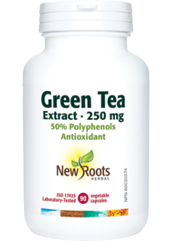 Green Tea Extract 250mg - 90 V-Caps - New Roots