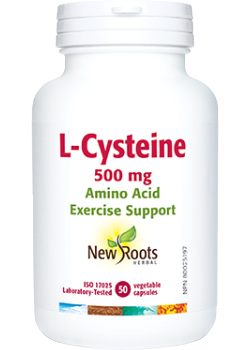 L-Cysteine 500mg - 50 V-Caps - New Roots L-Cysteine 500mg - 50 V-Caps - New Roots