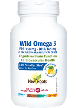 Wild Omega-3 EPA330 / DHA165 (Lemon Flavour) - 60 Softgels