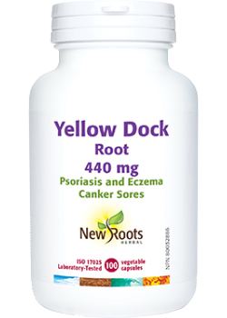 Yellow Dock Root 440mg - 100 V-Caps - New Roots