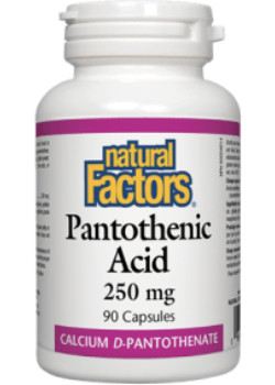 Pantothenic Acid 250mg - 90 Caps