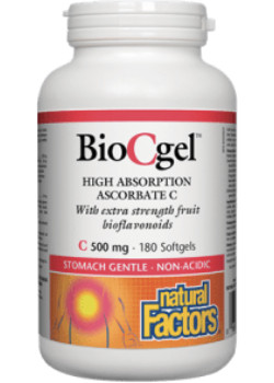 Bio C Gel (Enhanced Vit. C) 500mg - 180 Softgels