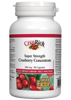 CranRich Super Strength Cranberry Concentrate 500mg - 90 Caps