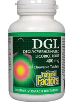DGL (Deglycyrrhizinated Licorice Root) - 90 Chew Tabs