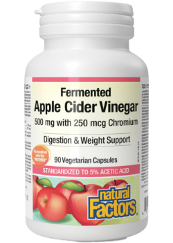 Fermented Apple Cider Vinegar With Chromium - 90 V-Caps