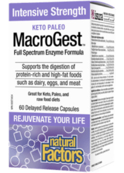 Keto Paleo Macrogest Intensive Strength - 60 Caps