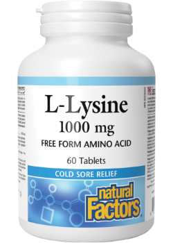 L-Lysine 1,000mg - 60 Tabs
