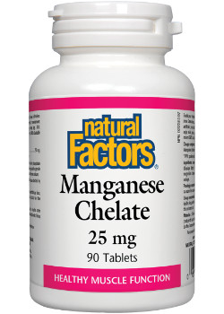 Manganese Chelate 25mg - 90 Tabs