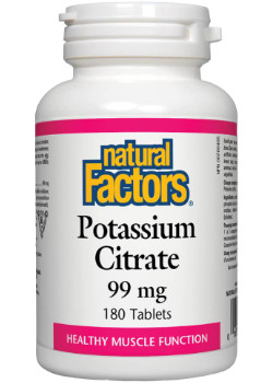 Potassium Citrate 99mg - 180 Tabs