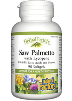 Saw Palmetto 160mg With Lycopene - 90 Softgels