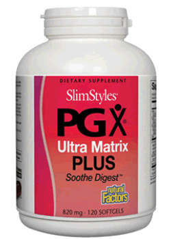 Slimstyles Pgx Ultra Matrix Plus Soothe Digest - 120 Softgels - Natural Factors