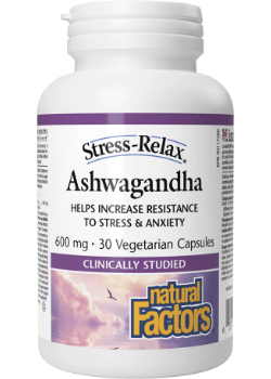 Stress-Relax Ashwagandha 600mg - 30 V-Caps