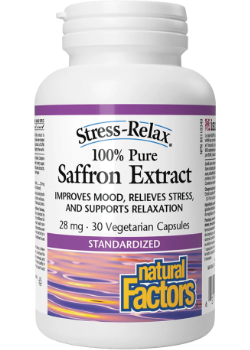 Stress-Relax Saffron Extract (100% Pure) 28mg - 30 V-Caps