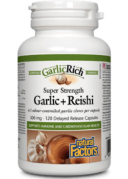 Super Strength Garlic + Reishi 300mg - 120 Caps